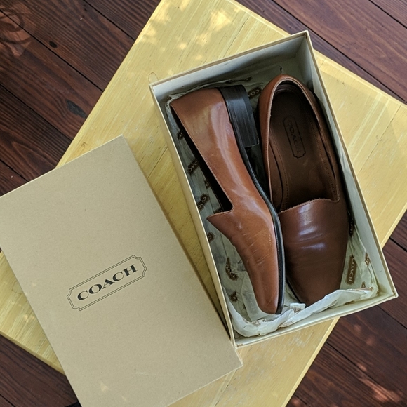Coach Shoes - Vintage Coach Italian Leather Loafers